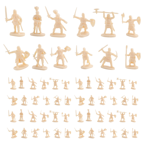 1:72 200/Set Plastic Ancient Figures Toy Yellow