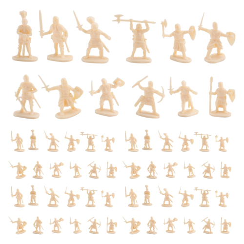 1:72 200/Set Plastic Ancient Figures Toy Yellow 1