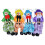 4 Packs Pull String Puppet Kid Toys for Parent Child Interactive Toys 2