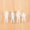 1:50 White Figures Architectural Model Human Scale HO Model ,10 Pcs 6