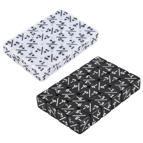 48 pezzi dadi da 16 mm D6 dadi quadrati per giochi di carte 1