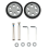 2x Bagage Accessoires Wielen 55X12Mm 2