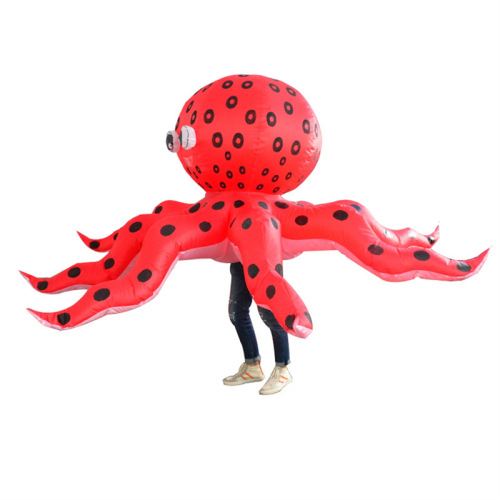 Nafukovací kostým chobotnice pre dospelých - anime oblek 1