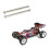 2 st metallbensdrivaxel för 104001 1/10 RC-bildelar 2