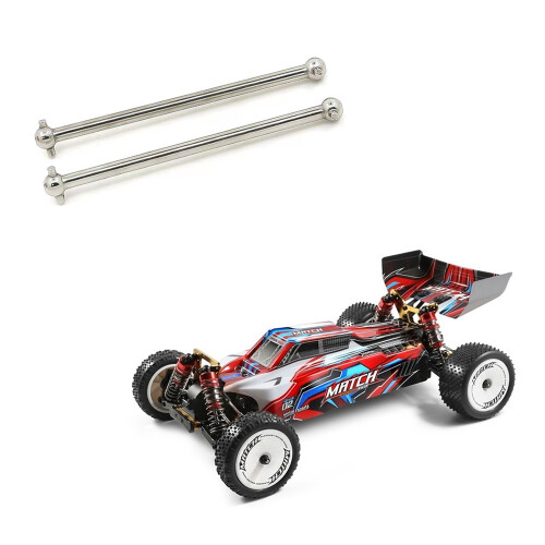 2 st metallbensdrivaxel för 104001 1/10 RC-bildelar 1