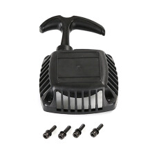 Partida manual fácil de usar para motores de 32cc a 36cc, preta.