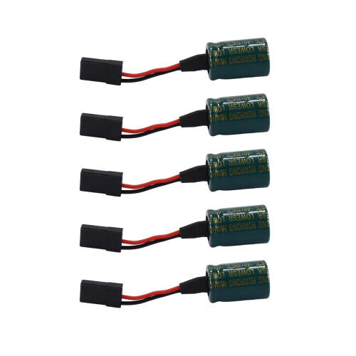 Lot de 5 protecteurs de récepteur de commande de vol 3300UF 16V A3 pour drones RC 1