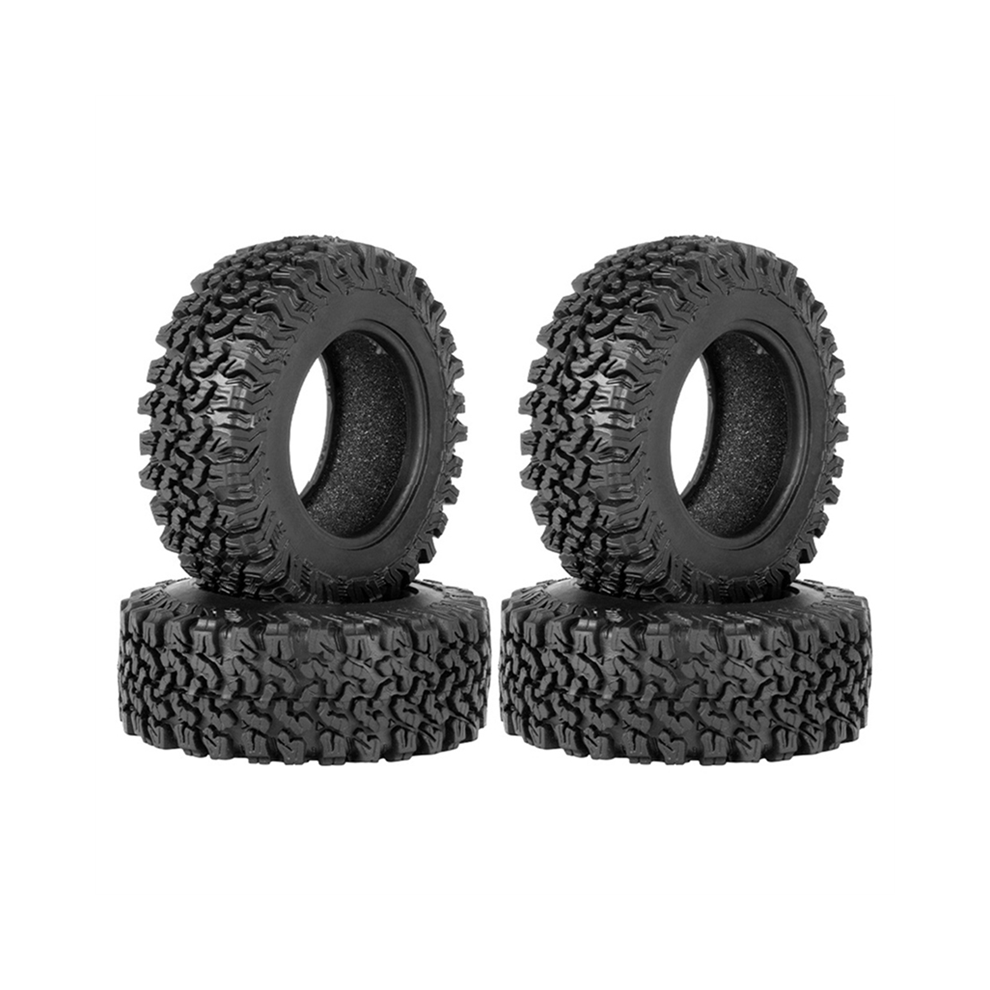 4Pcs 90Mm 1.9 Rubber Tire Wheel Tyre For 1/10 Rc Crawler Car 4853934881254