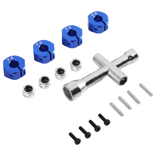 Metall 12mm Hjuladaptermutter för 1/10 Slash VXL RC Bil 2
