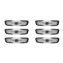 3Pcs Long Tennis Racket Shockproof -Black