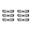 3Pcs Long Tennis Racket Shockproof -Black 1