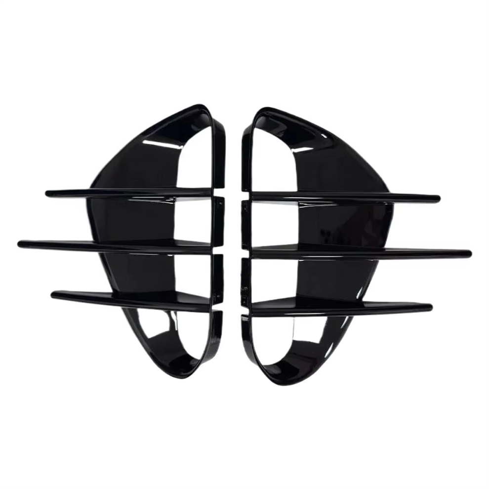 Bumper Side Vent Spoiler Canard Covers For Black 4711434758066