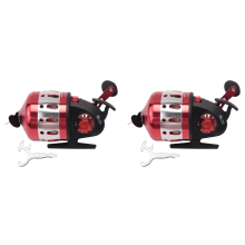 BL35 Fishing Reel 6+1BB 3.6:1 Gear Metal 55M Red