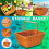 Artificial Rattan Handmade Portable Picnic Basket Rattan 5