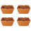 Artificial Rattan Handmade Portable Picnic Basket Rattan 1