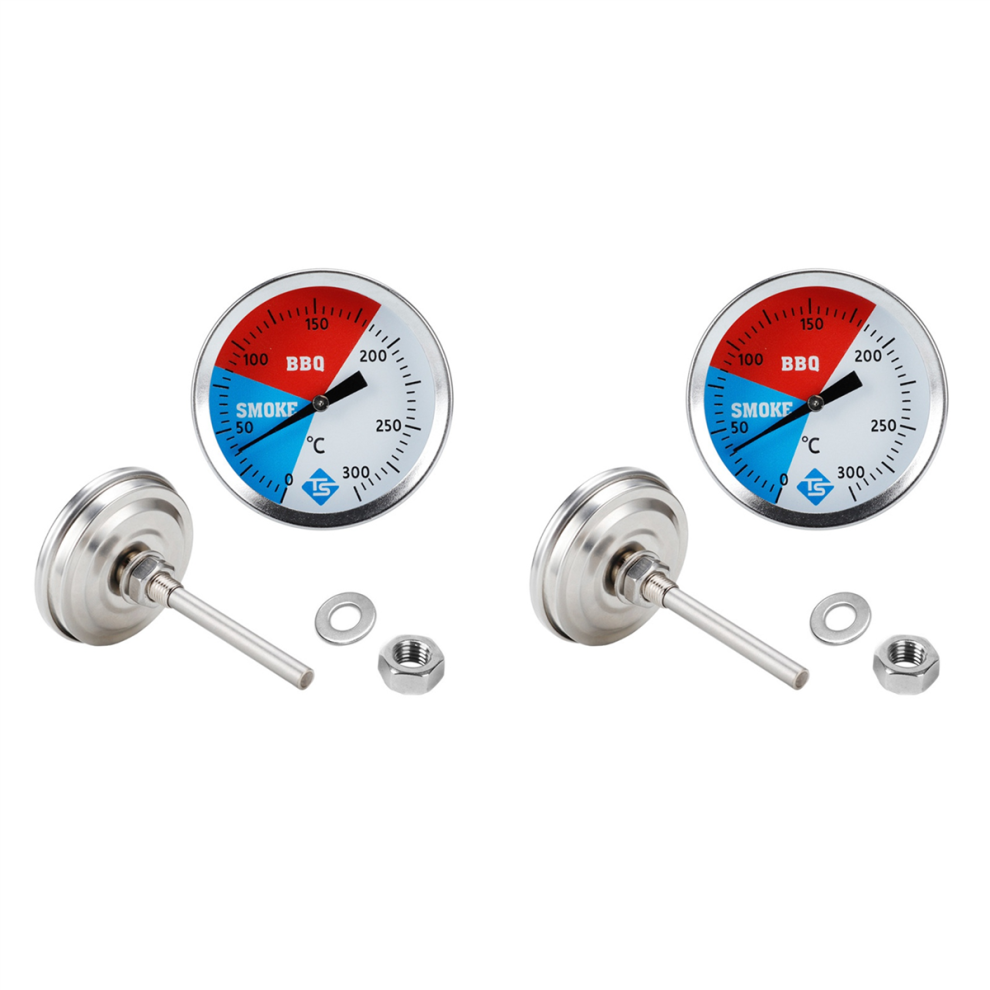 Barbecue BBQ Smoker Grill Thermometer Temperature Gauge-image-OPC-PJ2ZGVH-NEW
