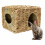 Guinea Pig Ferret Folding Straw Grass House 2