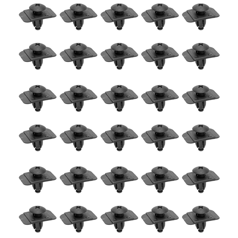 Liner Fastener Rivet Push Clips For 323 626 10Pcs Black 4711434769819