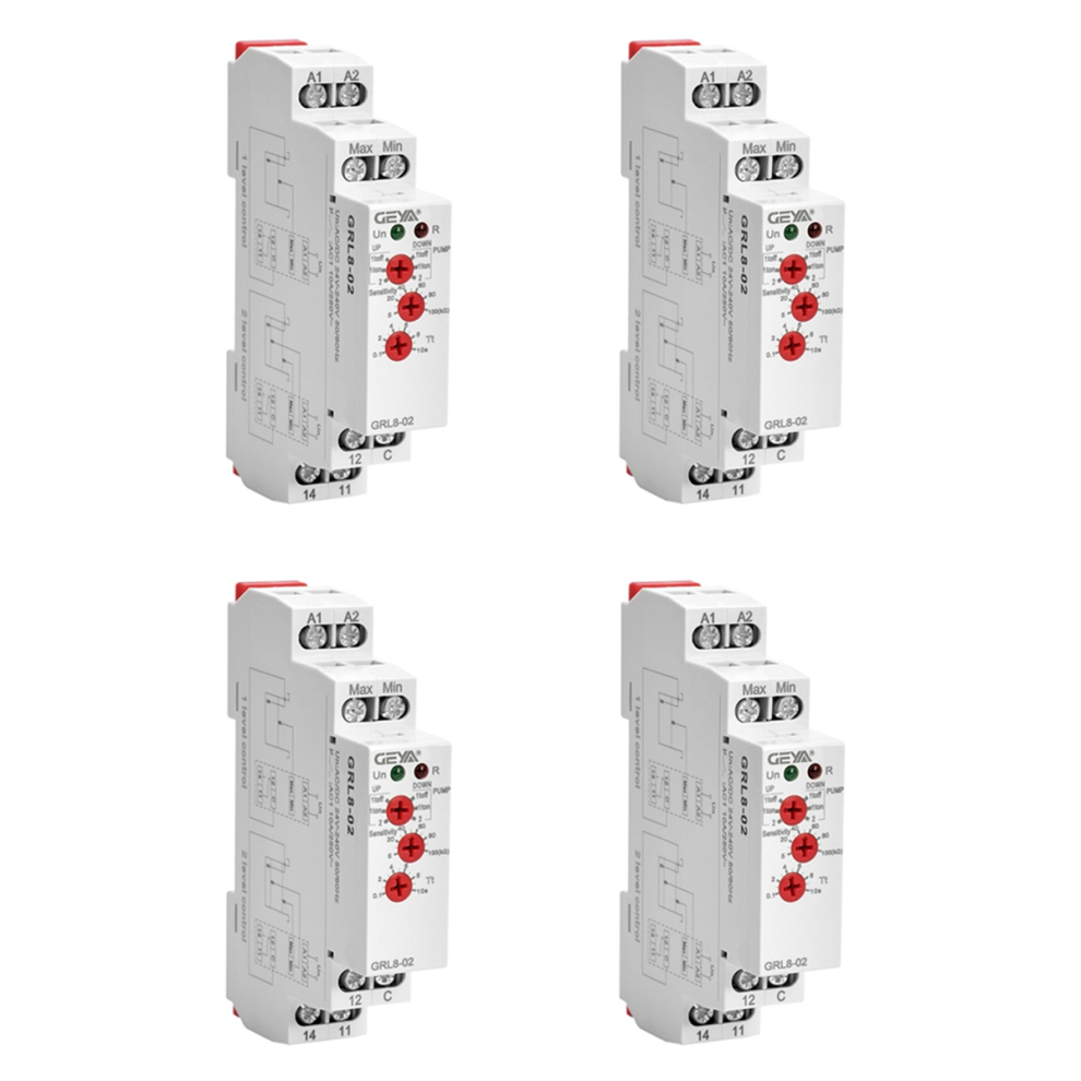 Grl8-02 Liquid Control Relay Level Control Relay 10A Ac 24V-240V 4711434766641
