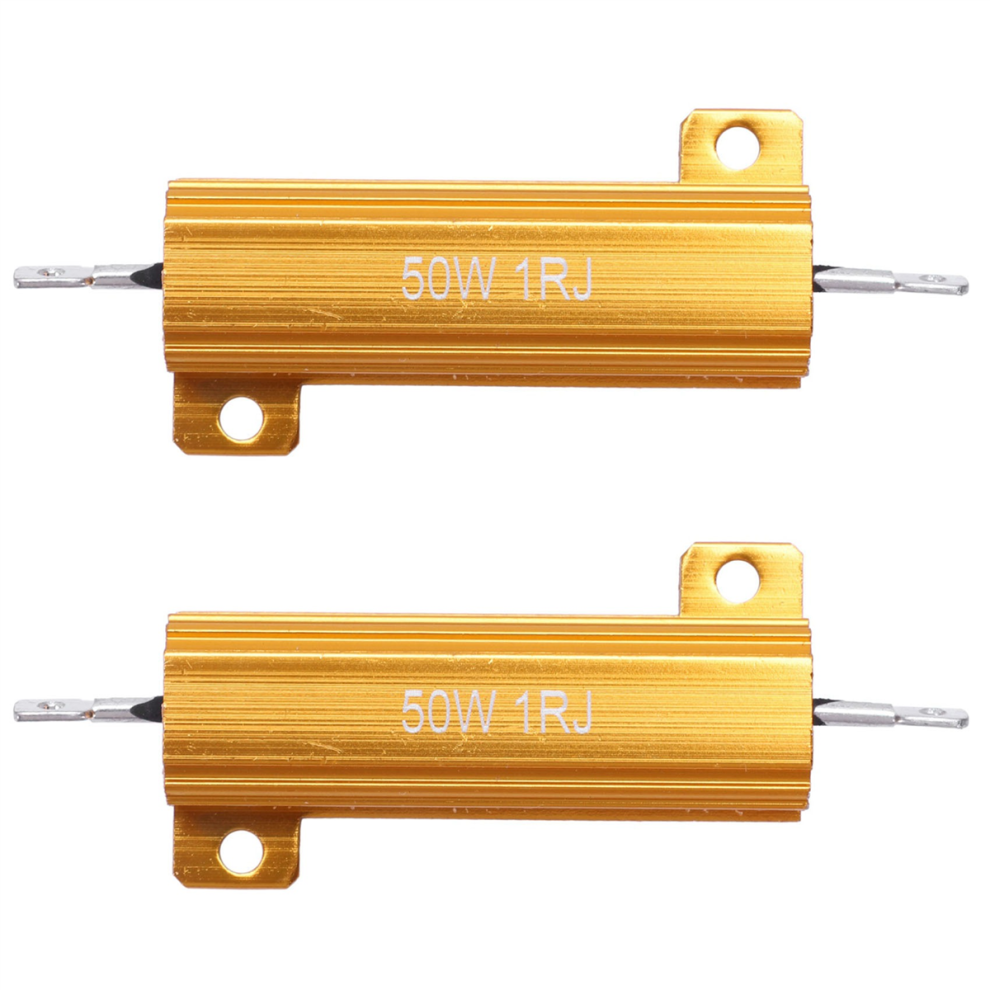 Screw Tab Wirewound Aluminium Resistor 1 Ohm 5% 50 Watt 4711434777975