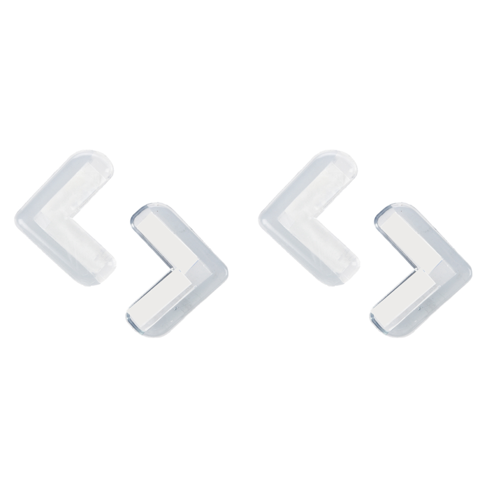 Soft Silicone Shelves Desk Cupboard Corner Protector 2Pcs Blue