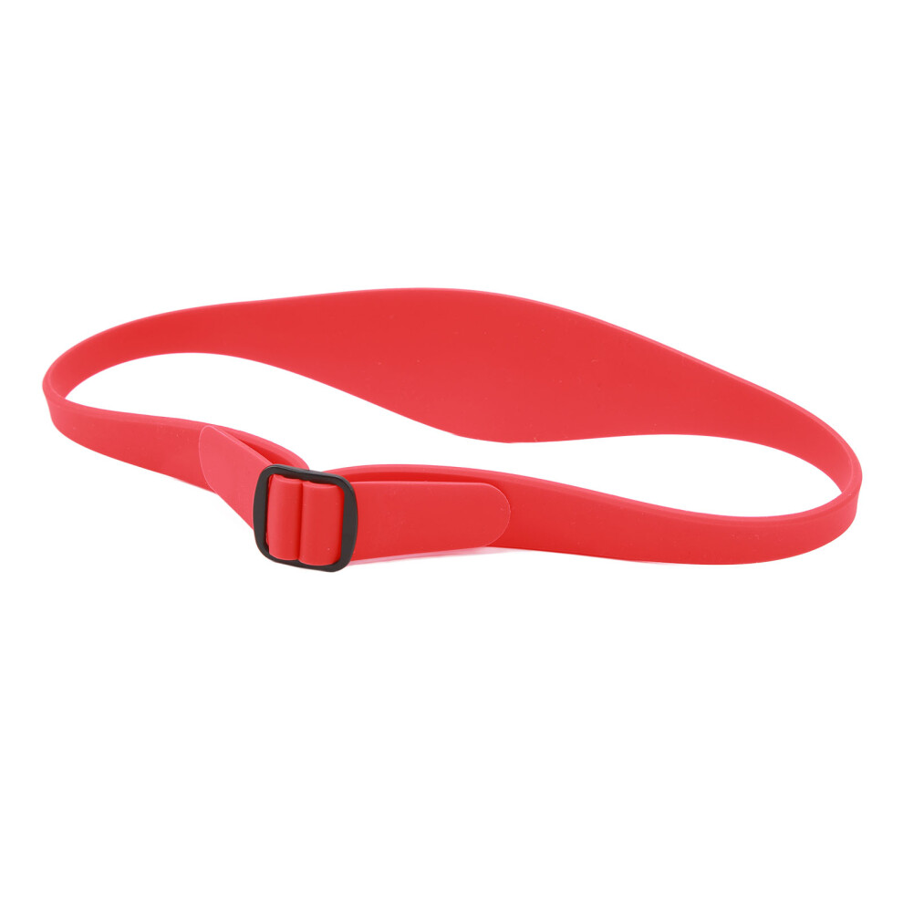 Red Adjustable Silicone Neckline Shaving Template Guide