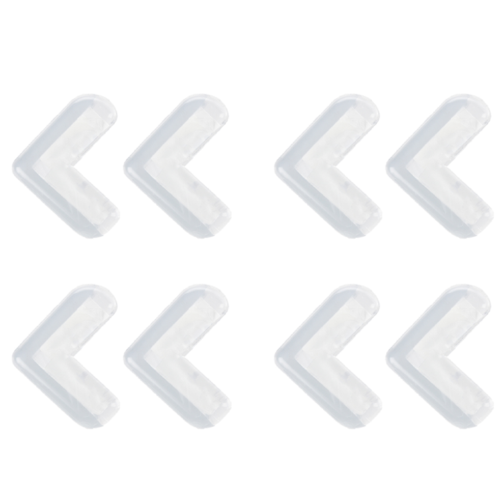 Soft Silicone Shelves Desk Cupboard Corner Protector 2Pcs Blue