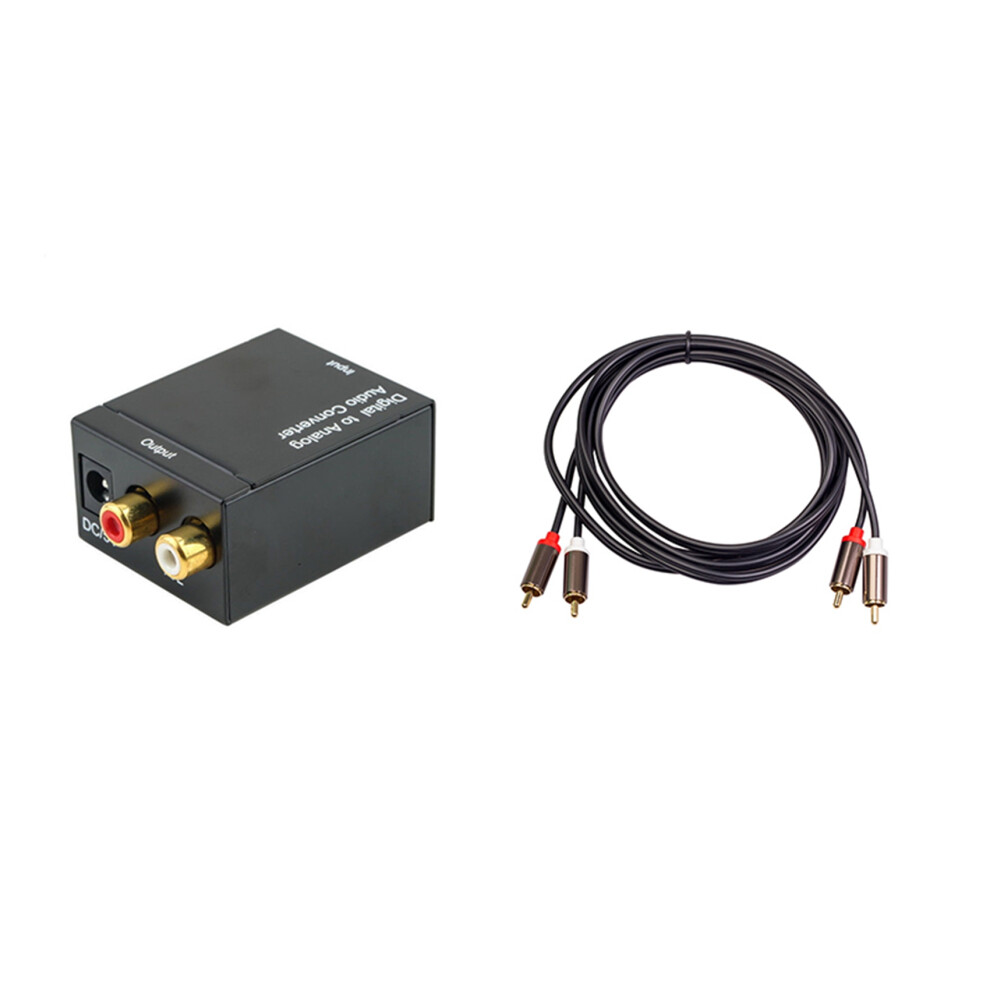 To 2 Coaxial Audio Cable 3.5 Jack Stereo Audio Cord 1M 4711434782191