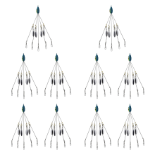 Umbrella Rigs for Bass Stripers Fishing, Freshwater, Blue
