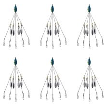 Umbrella Rigs for Bass Stripers Fishing, Freshwater, Blue