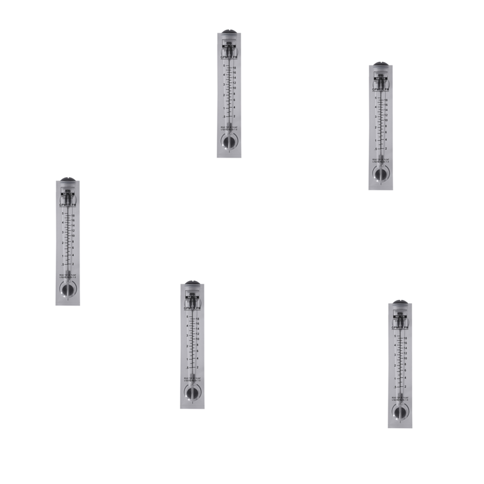 0.5-5 Gpm 2-18 Lpm Water Flow Panel Mount Type Flowmeter 4711434787776