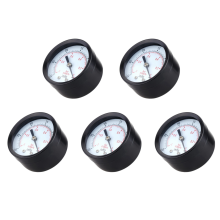 0 - -30inHg 0 - -1bar Mini Dial Vakuum Manometer Doppelskala Schwarz