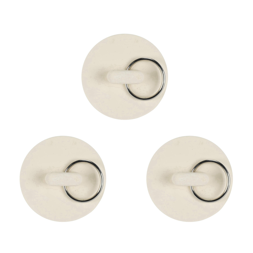 1 3/8In White Rubber Wash Basin Bathtub Plug Sink Plug 4711434799960