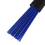 1 Pair Black Handles Jazz Drum Brushes Sticks Blue Nylon 32cm 6