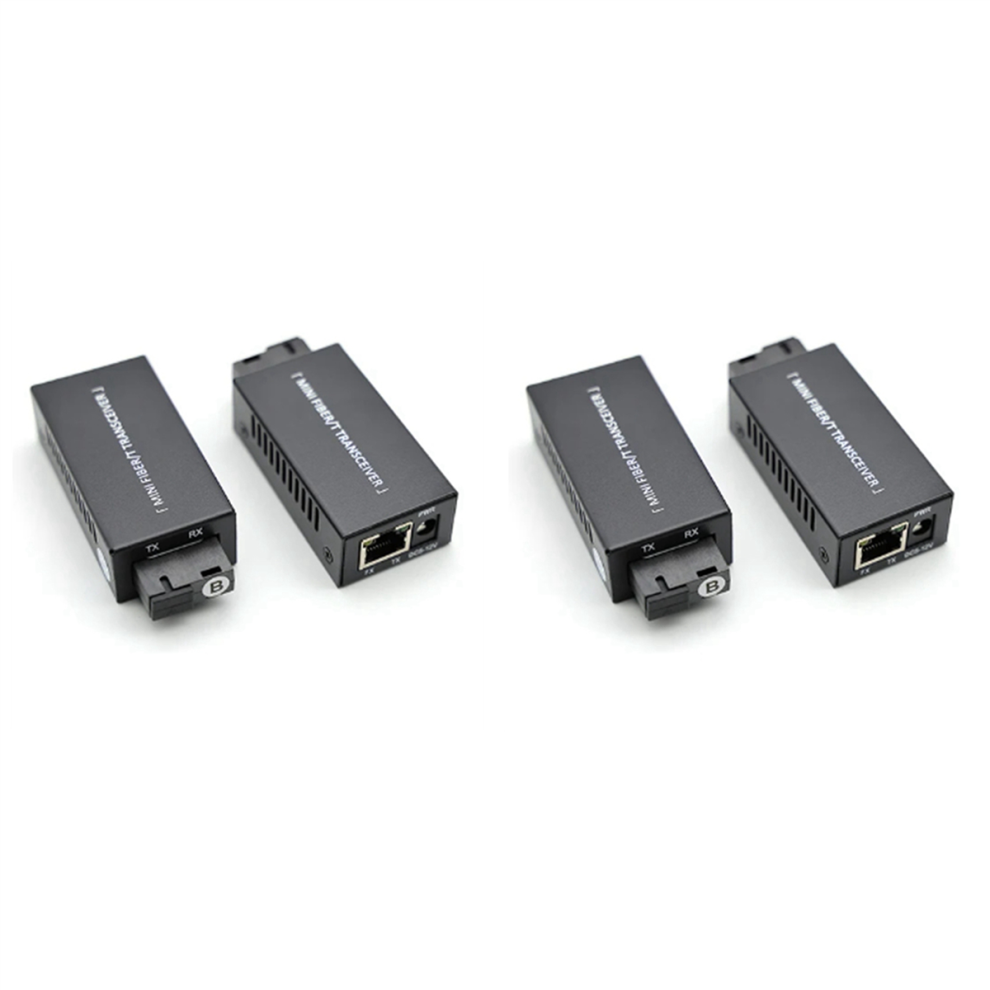 1 Pair Gigabit 100/1000M A/B Sc Ethernet Fiber Switch Media Converter 4711434703004