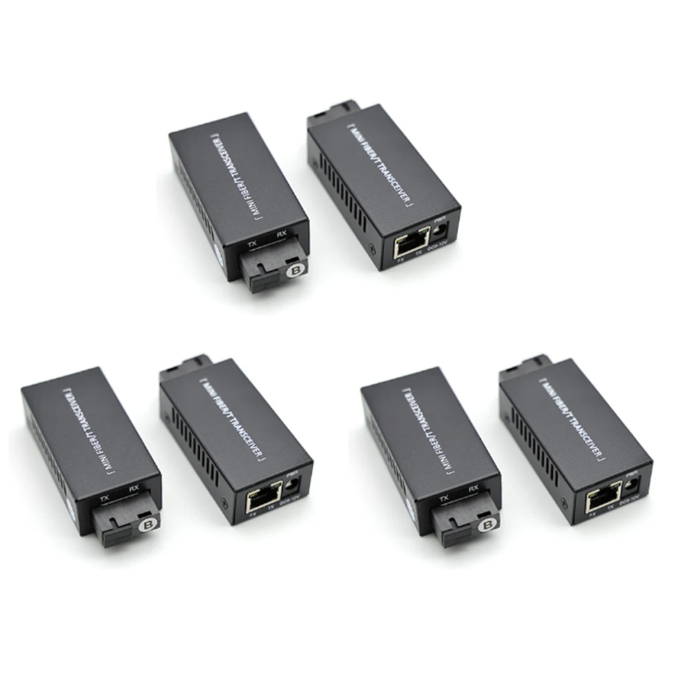 1 Pair Gigabit 100/1000M A/B Sc Ethernet Fiber Switch Media Converter 4711434703028