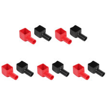 1 Pair Red+Black Car Battery Covers Insulation Caps Positive+Negative