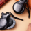 1 Pair Spanish Castanets Wood Hand Percussion Castanets(Black) 7