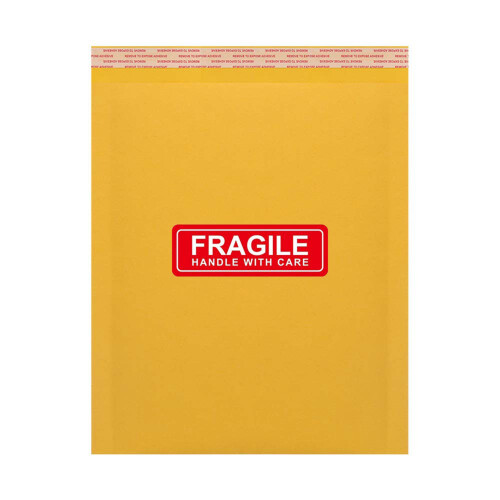 1 Roll/500Pcs Fragile Stickers - Fragile Handle with Care Labels 2