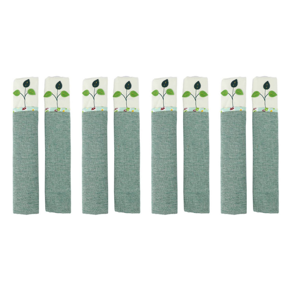 1 Pair Cotton Door Handle Covers Double-Door Fridge Gloves Tools-image-OPC-PJ2ZPQD-NEW