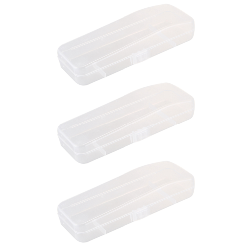 1 Pcs Storage Box Men Shaver Case Transparent Plastic Case