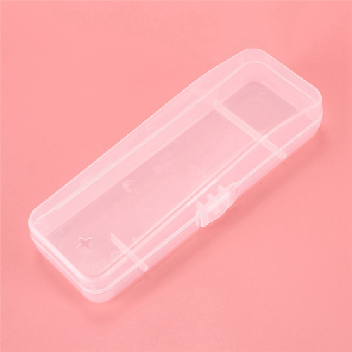 1 Pcs Storage Box Men Shaver Case Transparent Plastic Case 2