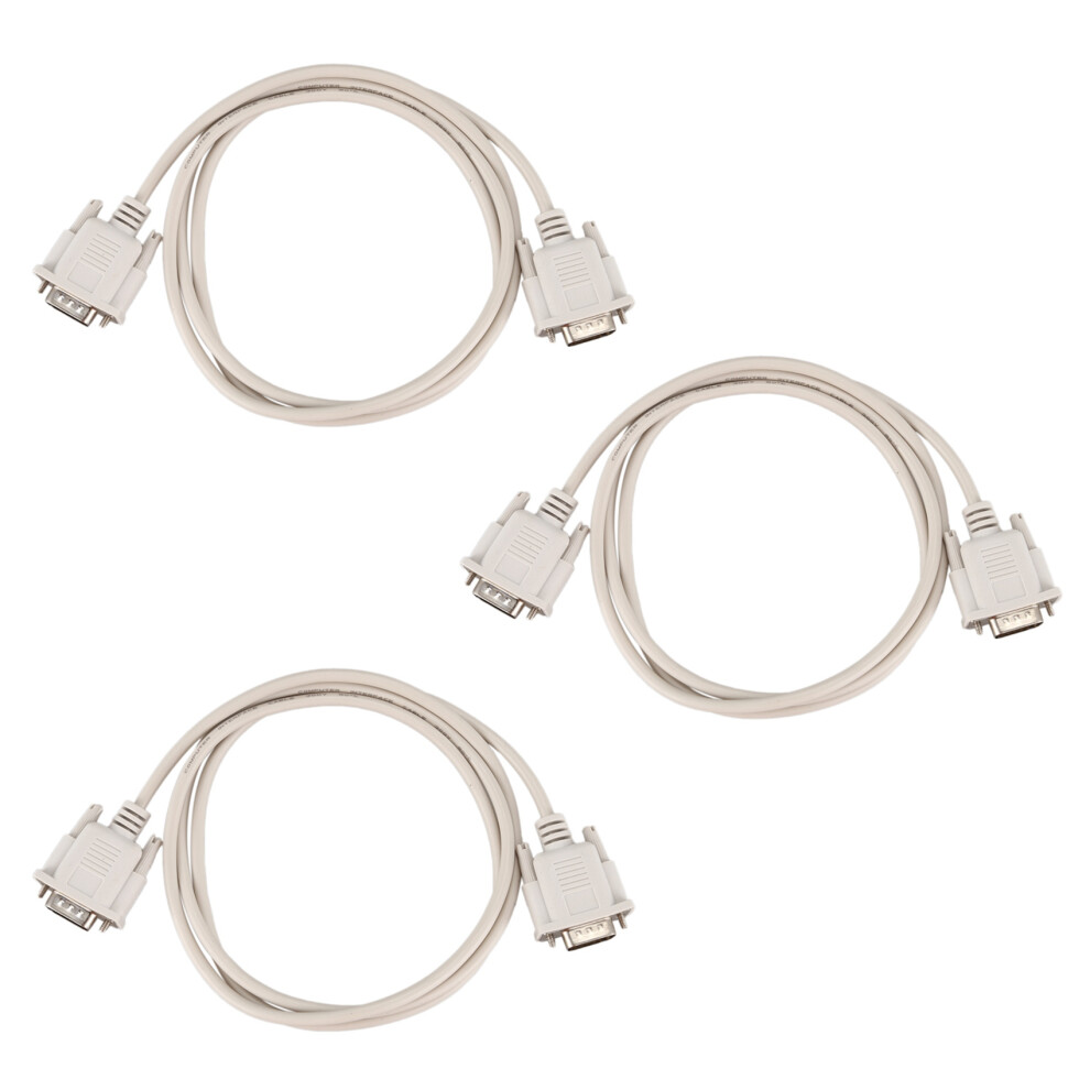 1.4M Rs232 Db9 9 Pin Male To Vga Video 15 Pin Male Adapter Light/Gray 4711434791810