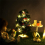 1/12 Dollhouse Miniature Led String Lights for Xmas Decoration 3
