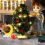 1/12 Dollhouse Miniature Led String Lights for Xmas Decoration 5