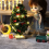 1/12 Dollhouse Miniature Led String Lights for Xmas Decoration 4