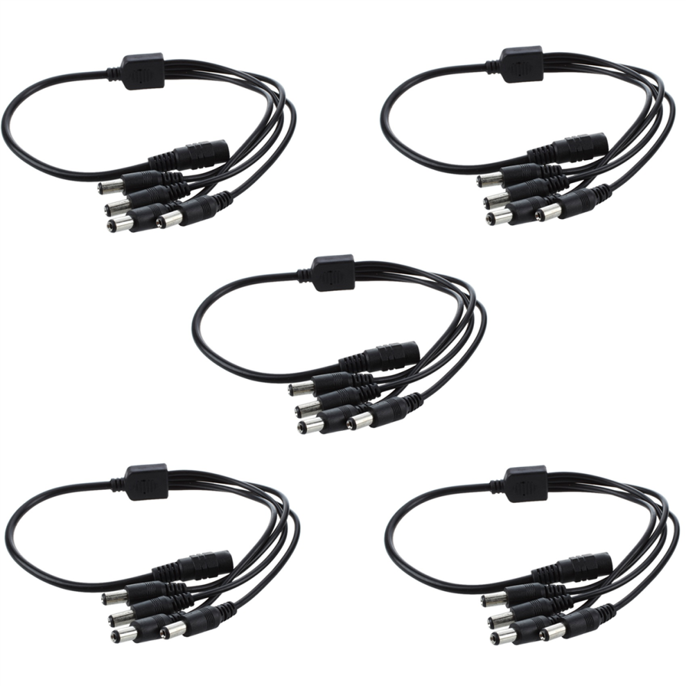 1 To 4 Dc Power 4-Port Splitter Adapter Adaptor Cable Cctv Camera 4711434790448