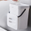 1.3 Gallon Kitchen Compost Bin Trash Can with Lid Trash Can White 4