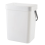 1.3 Gallon Kitchen Compost Bin Trash Can with Lid Trash Can White 2