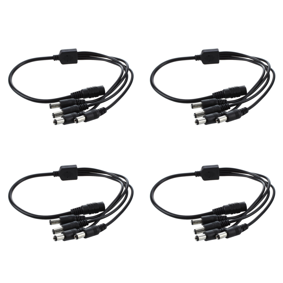 1 To 4 Dc Power 4-Port Splitter Adapter Adaptor Cable Cctv Camera 4711434790431